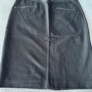 Talbots Classic Black Pencil Skirt